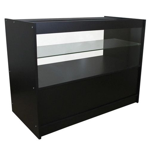Retail counter black display - black,