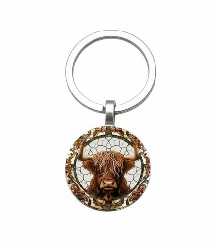 Highland brown cow glass - highland,