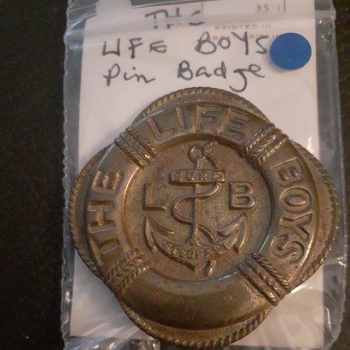 The life boys vintage badge - boys,