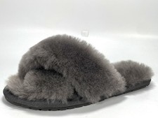 Brand New EMU Mayberry Women's Charcoal/Anthracite Sheepskin Slippers Size 5