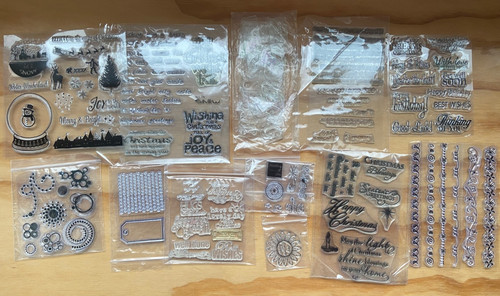 Clear stamps job lot - clear,