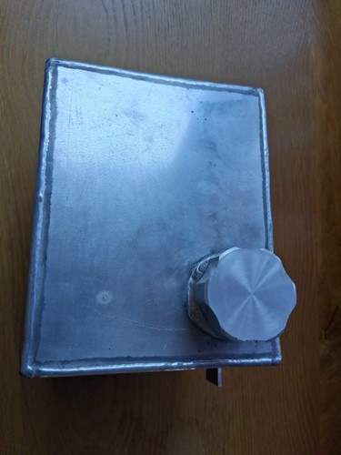 Aluminum oil catch reservoir - aluminum,