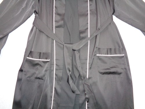 Men large black - large, robe