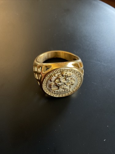 Gold plated george - 18, ring