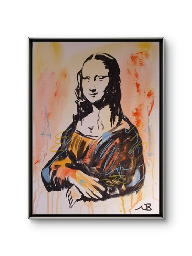 Mona lisa 12x16 pop - mona,