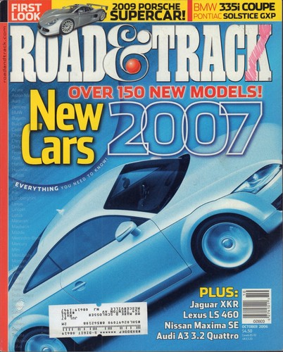 Road track october - &, 2006