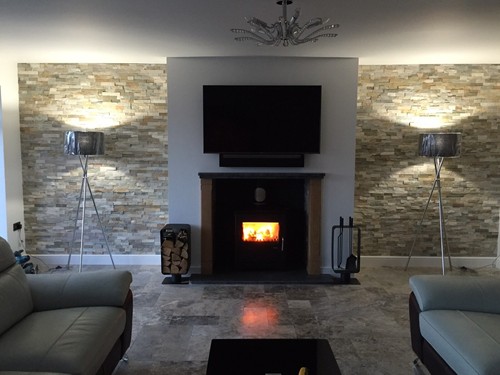 Splitface oyster slate mosaic - splitface,