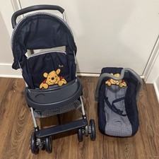 Vintage Collectible Winnie The Pooh Children’s Play Stroller Doll Stroller