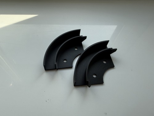 Pair tambour door track - door,