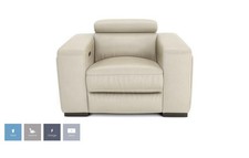 DFS Wander Power Recliner Armchair Marex Grey Leather RRP £899