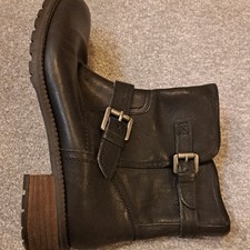 FAT FACE BROWN LEATHER CHUNKY