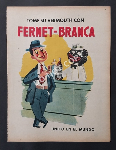 1950s fernet branca argentina - fernet,