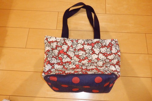 Handmade hello kitty bag - kitty,