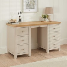 Pedestal Desk Marbury Putty