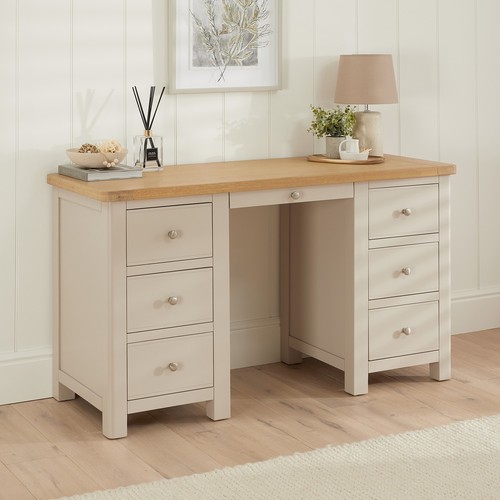 Pedestal desk marbury putty - marbury,