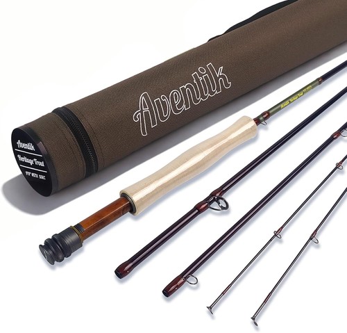 Fly fishing rod with extra - fly,