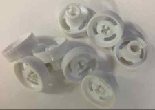 8 X WHITE / grey WHEELS