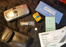 Camera Olympus i-10 Manual & Case New Old Stock Not Tested Boxed