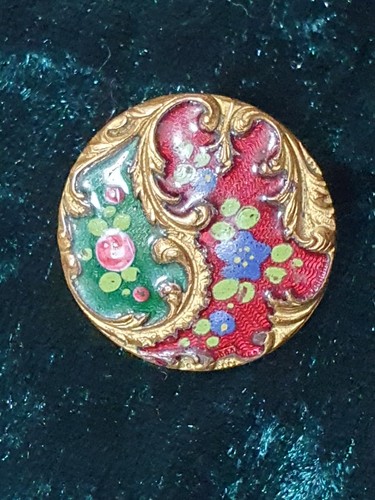 Button antique victorian - -,