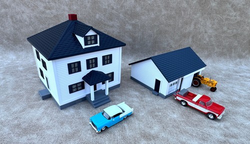 Scale house garage - scale,