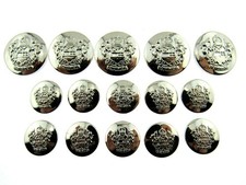 Round Military Style Buttons