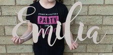 Personalised letters wood - letters,