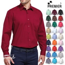 Mens Long Sleeve Poplin Shirt