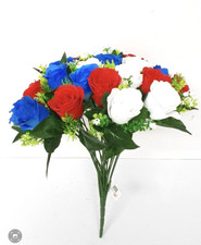 22 Head Rose Red Blue White
