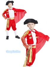 X-E1-2 Boys Matador Bull Fighter Mexican Spanish  Book Week Costume