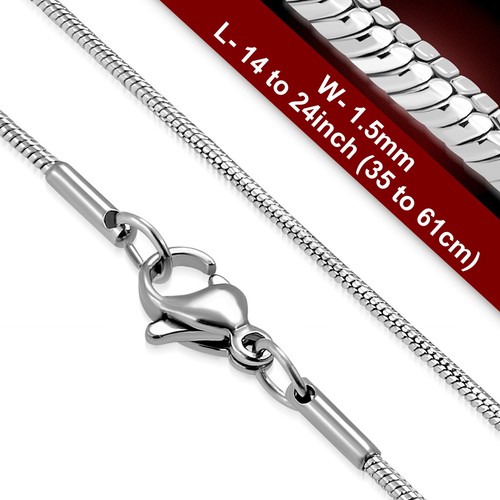 5mm wide snake chain non - 1.5mm,