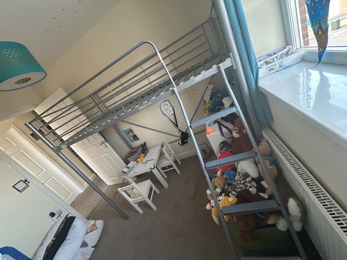 High sleeper bed steel - -,