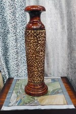 Wooden flower pot - pot, vase