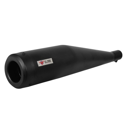 Black globe cobra - exhaust, for