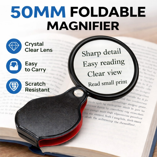 50mm pocket magnifying glass - 50mm,