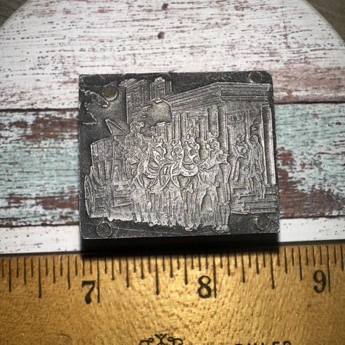 Printing block horse drawn - block,