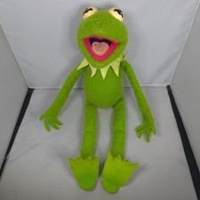 1976 Fisher-Price - Kermit The Frog - Jim Henson Muppet Doll Plush Soft Toy 18"