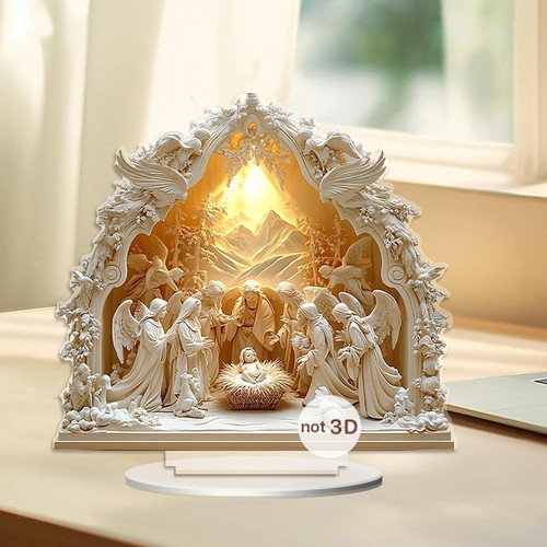 Christmas nativity scene - christmas,