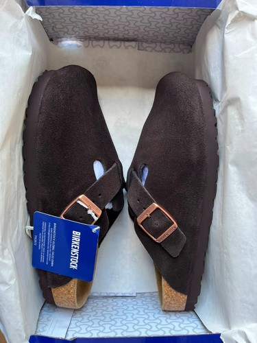 Birkenstock boston clogs suede - birkenstock,