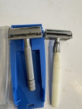 Vintage Gillette Slim Twist Safety Razors X2