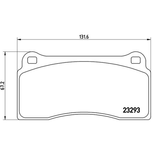 Brembo brake pad set - pad,