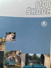 The Skoda 110L Range Car Sales Info Brochure