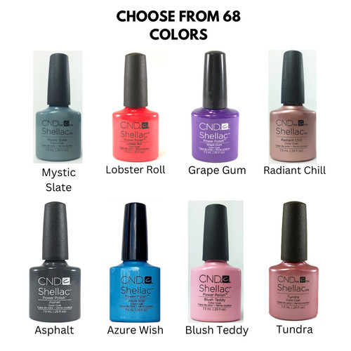 Cnd shellac gel colors - shellac,