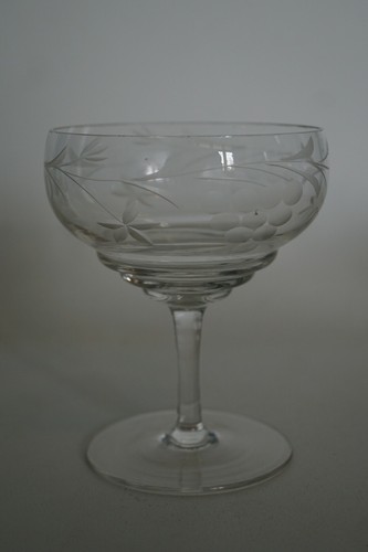 Cut etched floral pattern - &,