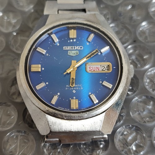 Working seiko blue dial - working,