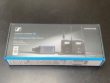 Sennheiser wireless mic kit w lapel mic + handheld EW 100 ENG G4 - hardly used