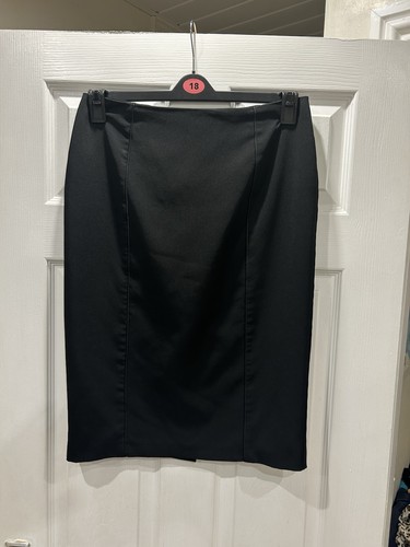 Ladies plain black pencil - plain,