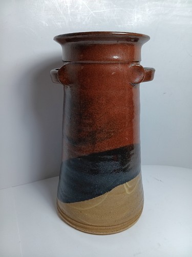 Studio pottery vase stoneware - pottery,
