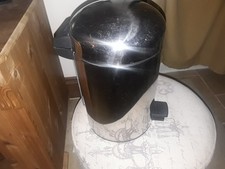 BRABANTIA Small Round Stainless/Chrome Pedal Bin - New