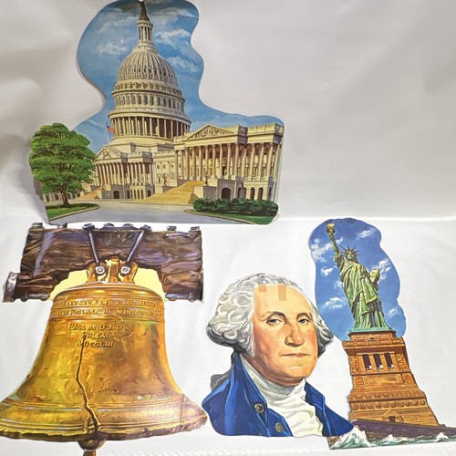 Patriotic usa wall paper cut - wall,