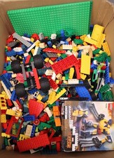 Approx. 4kg Mixed LOOSE LEGO Inc. Bricks, Pieces, Mini Figures - N43
